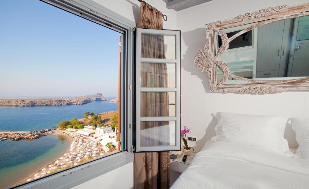 Lindos Shore Boutique Villa With Sea View Exterior photo