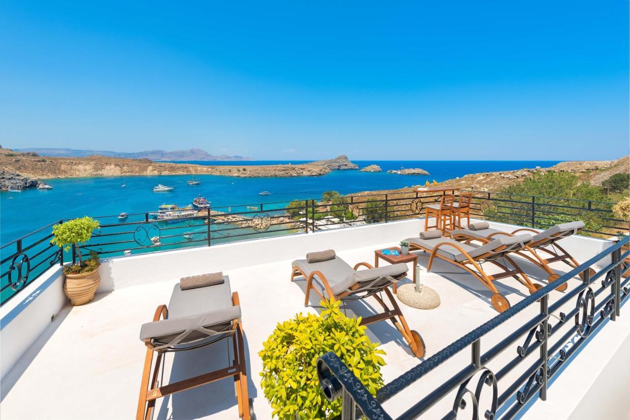 Lindos Shore Boutique Villa With Sea View Exterior photo