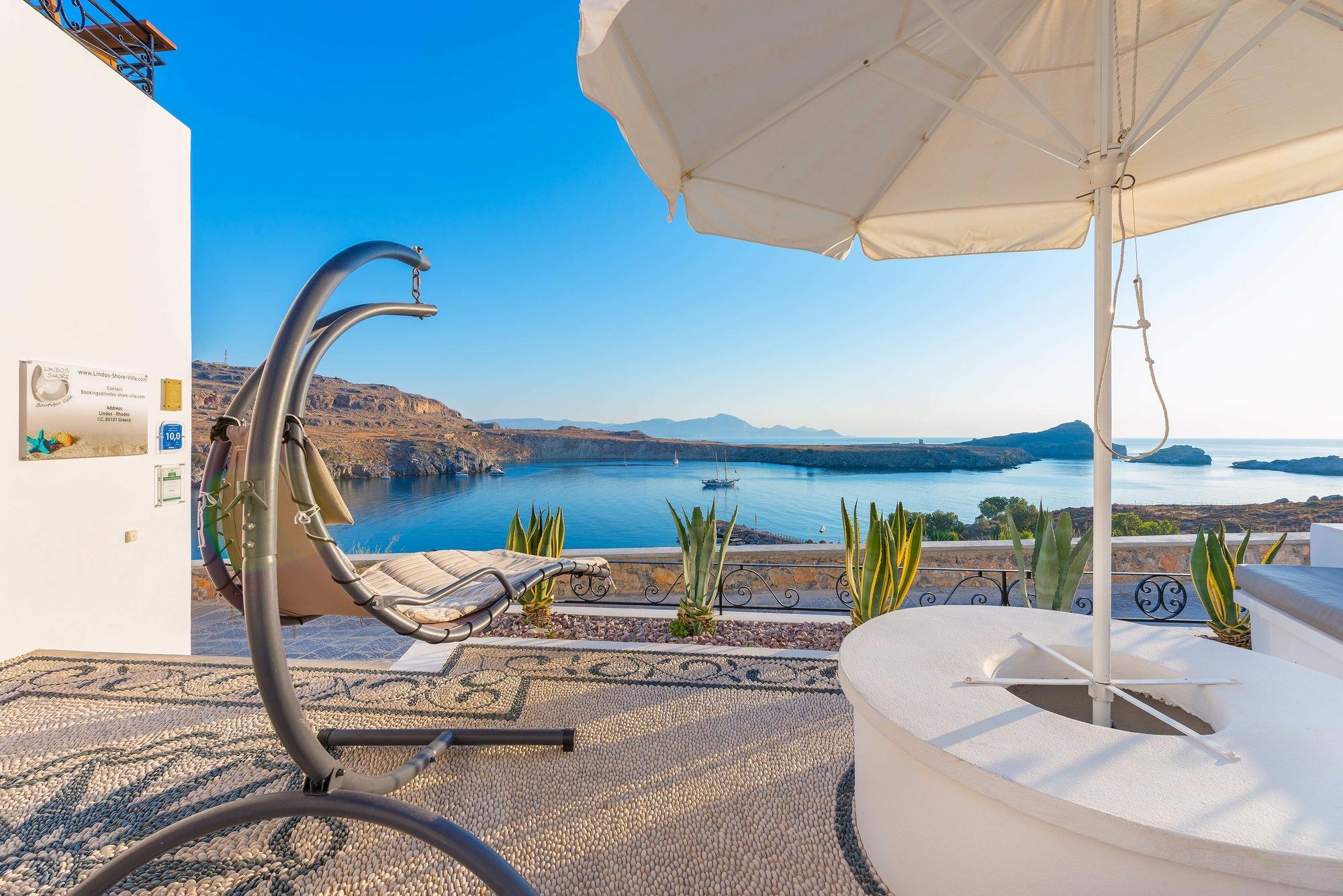 Lindos Shore Boutique Villa With Sea View Exterior photo