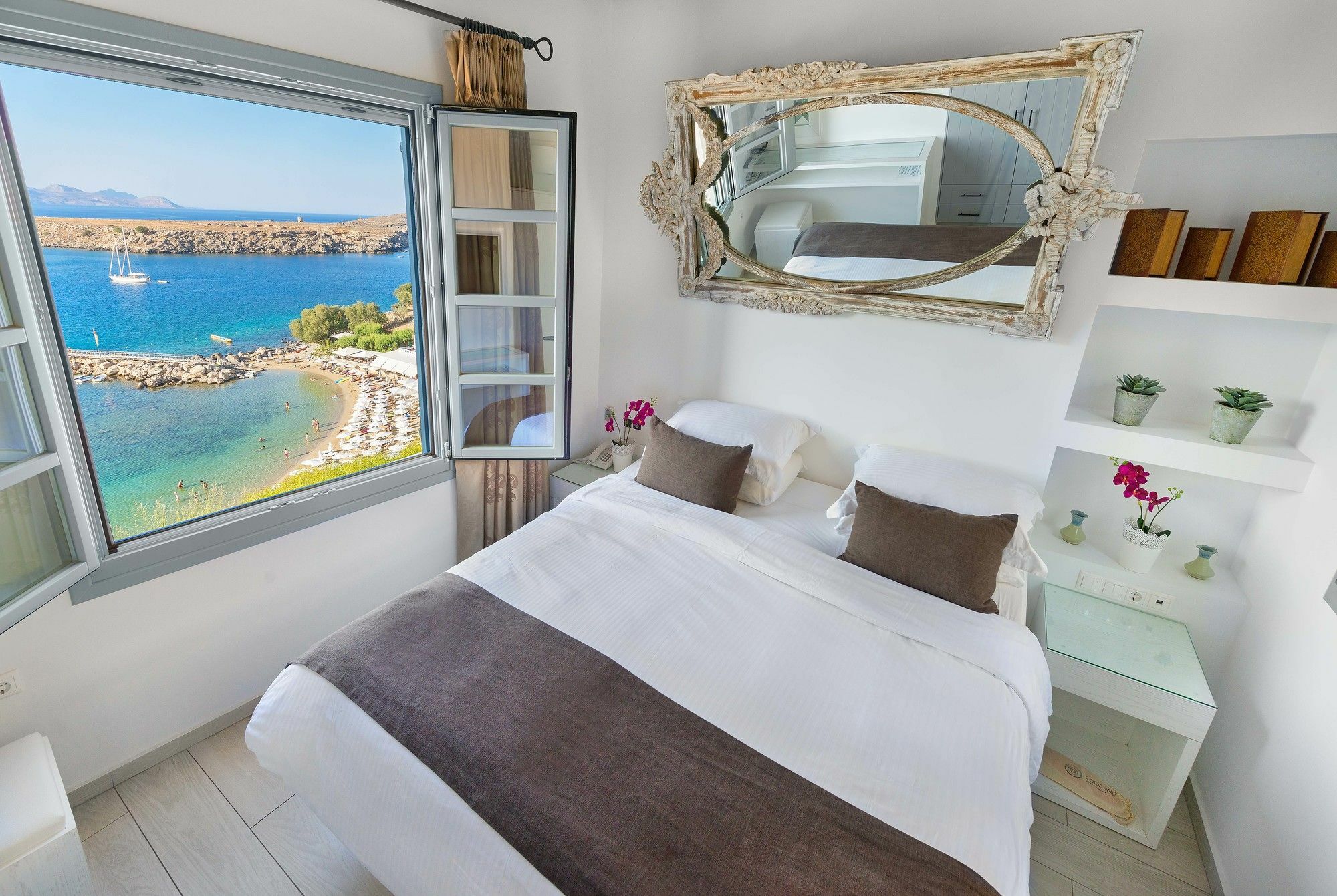 Lindos Shore Boutique Villa With Sea View Exterior photo