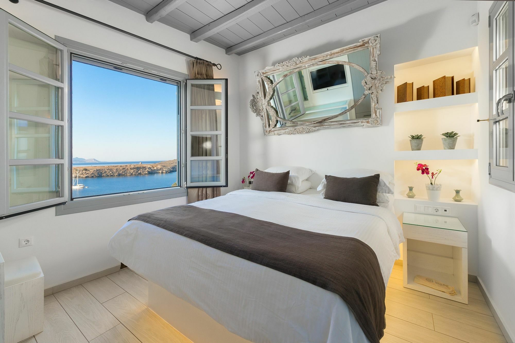 Lindos Shore Boutique Villa With Sea View Exterior photo